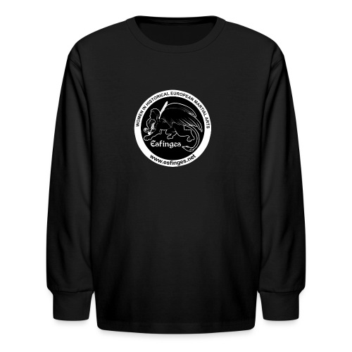 Esfinges Logo Black - Kids' Long Sleeve T-Shirt