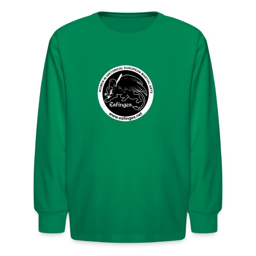 Esfinges Logo Black - Kids' Long Sleeve T-Shirt