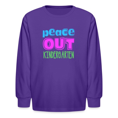Kreative In Kinder Peace Out - Kids' Long Sleeve T-Shirt