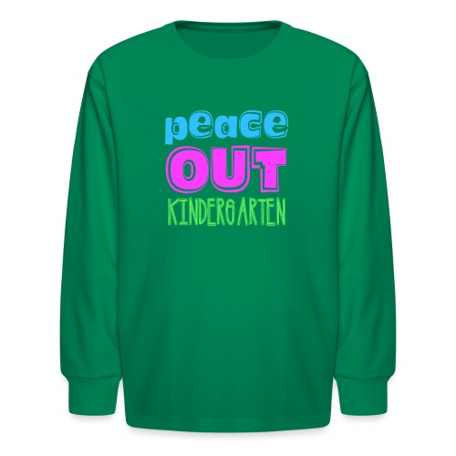 Kreative In Kinder Peace Out - Kids' Long Sleeve T-Shirt
