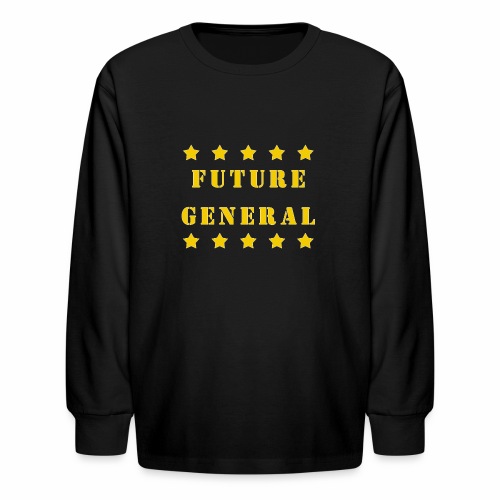 Future General 5 Star Military Kids Gift. - Kids' Long Sleeve T-Shirt