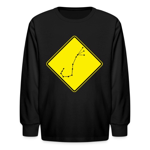Australian Road Sign Star Constellation Scorpio - Kids' Long Sleeve T-Shirt