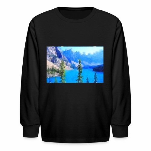 Vancouver Coast Mountain - Kids' Long Sleeve T-Shirt