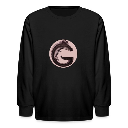 Gator G in circle - Kids' Long Sleeve T-Shirt