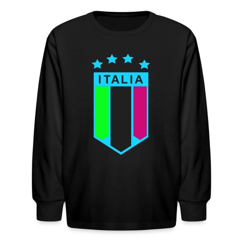 4 Star Italia Shield - Kids' Long Sleeve T-Shirt