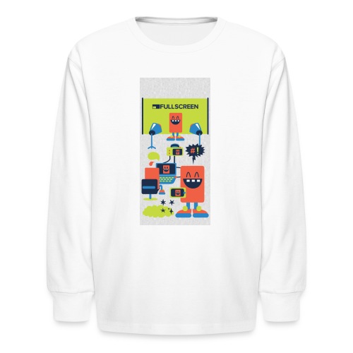 iphone5screenbots - Kids' Long Sleeve T-Shirt