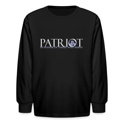 PATRIOT-SAM-USA-LOGO-REVERSE - Kids' Long Sleeve T-Shirt