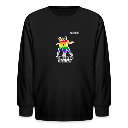2023 YSC Pride - She/They - Kids' Long Sleeve T-Shirt