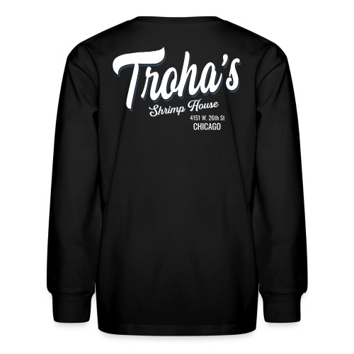 Trohas Shrimp House - Kids' Long Sleeve T-Shirt