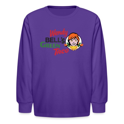 Wendy Bell's Green Taco - Kids' Long Sleeve T-Shirt