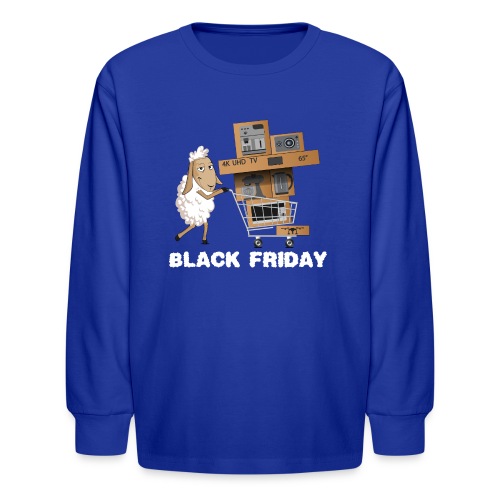 Black Friday or The day of Panurge's Sheeps - Kids' Long Sleeve T-Shirt