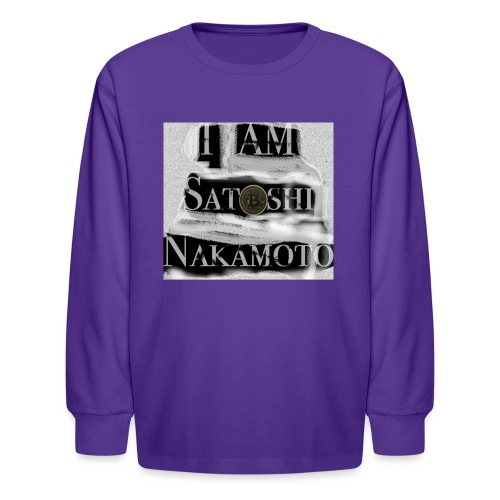 I am Satoshi - Kids' Long Sleeve T-Shirt