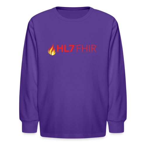 HL7 FHIR Logo - Kids' Long Sleeve T-Shirt