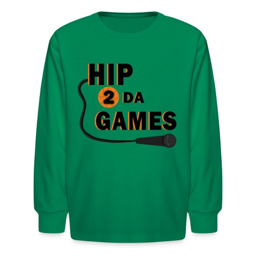 Hip 2 Da Games - Kids' Long Sleeve T-Shirt