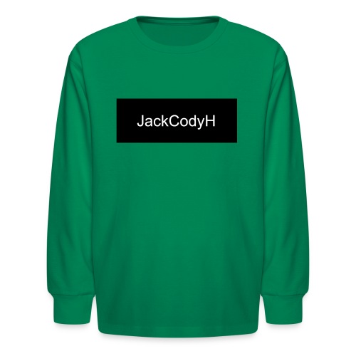 JackCodyH black design - Kids' Long Sleeve T-Shirt