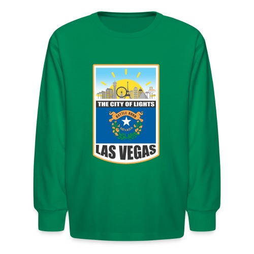 Las Vegas - Nevada - The city of light! - Kids' Long Sleeve T-Shirt