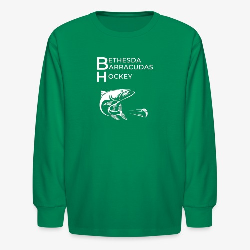 BBH Series Large White Logo - Kids' Long Sleeve T-Shirt