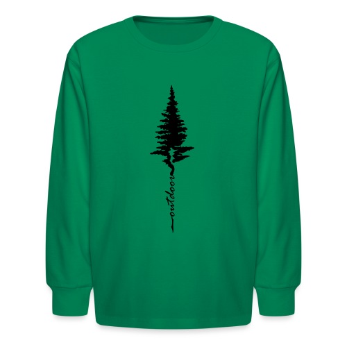Outdoor Hiking Nature Forest Camping - Kids' Long Sleeve T-Shirt