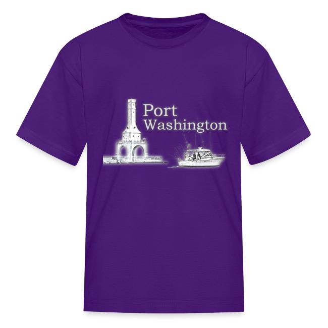 Port Washington Fishing Kids T Shirt Port Washington By James Meyer Photography