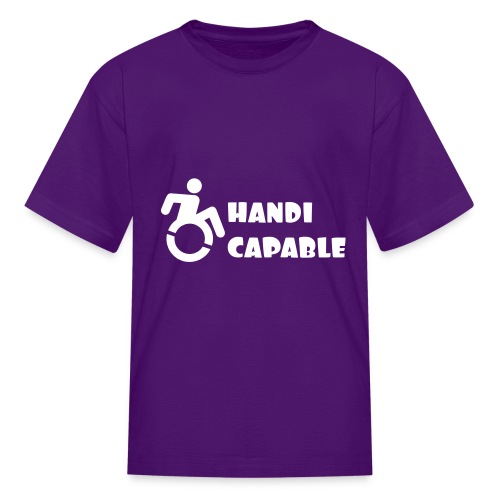I am handicable with my wheelchair - Kids' T-Shirt