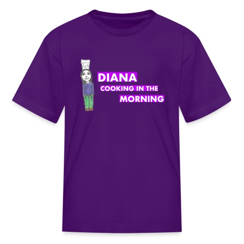 Diana Cooking in the Morning - Kids' T-Shirt