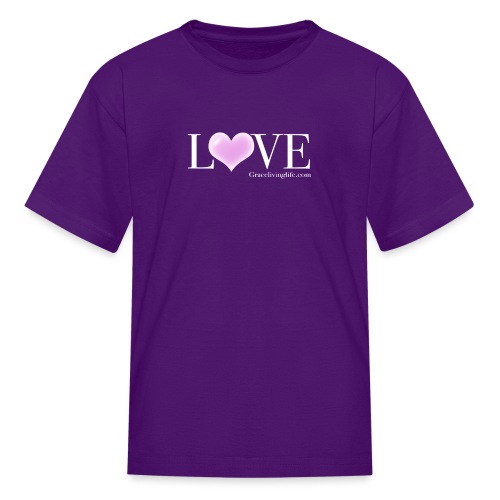 LOVE- GLASS HEART - Kids' T-Shirt