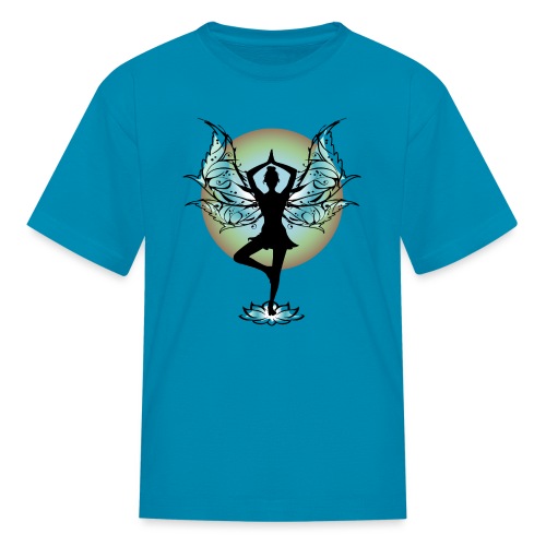 Tree Pose Yoga Fairy - Kids' T-Shirt
