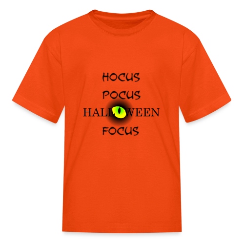 Hocus Pocus Halloween Focus Word Art - Kids' T-Shirt