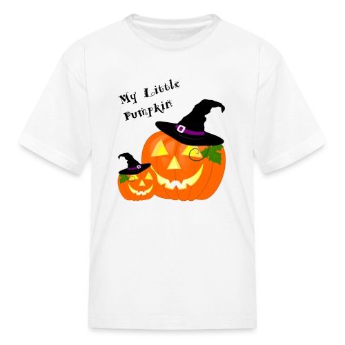 My Little Pumpkin in a Witches Hat - Kids' T-Shirt
