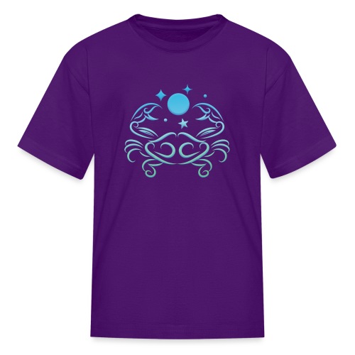 Cancer Zodiac Crab Star Water Sign - Kids' T-Shirt
