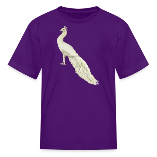 White peacock - Kids' T-Shirt