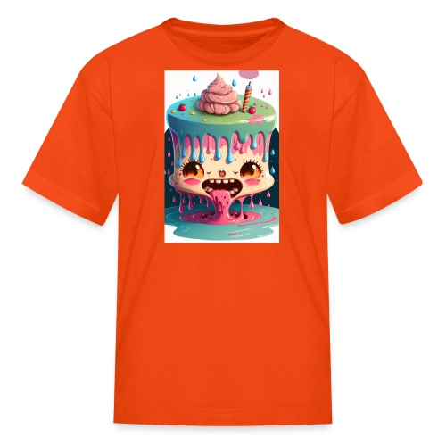 Cake Caricature - January 1st Dessert Psychedelia - Kids' T-Shirt