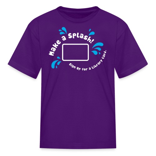 Library Card Sign-up Month - Make a Splash! - Kids' T-Shirt