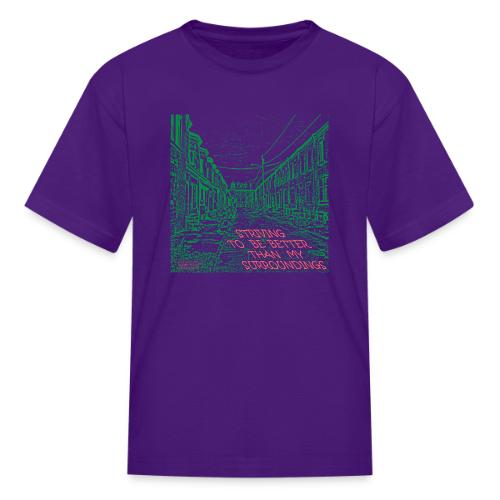 Surroundings Front/Back (Lighter Inks) - Kid's T-Shirt