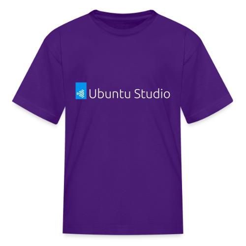 Ubuntu Studio Logo 2022 - White - Kid's T-Shirt