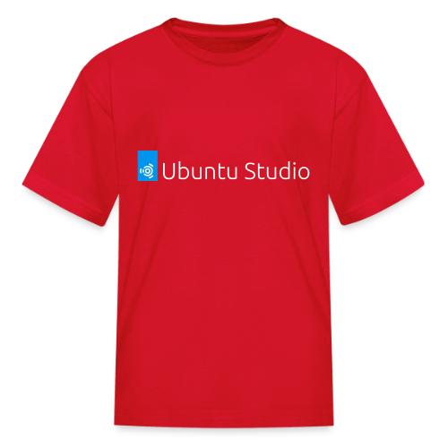 Ubuntu Studio Logo 2022 - White - Kid's T-Shirt