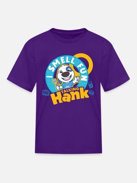Talking Tom Hank I Smell Fun - Kid's T-Shirt - purple