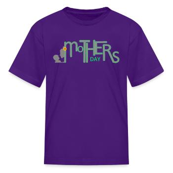 MOTHERS - Kid's T-Shirt - purple - Front