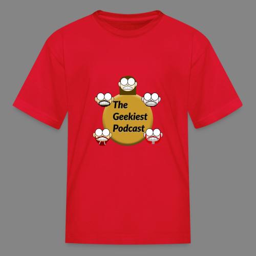 The Geekiest Podcast Logo - Kid's T-Shirt