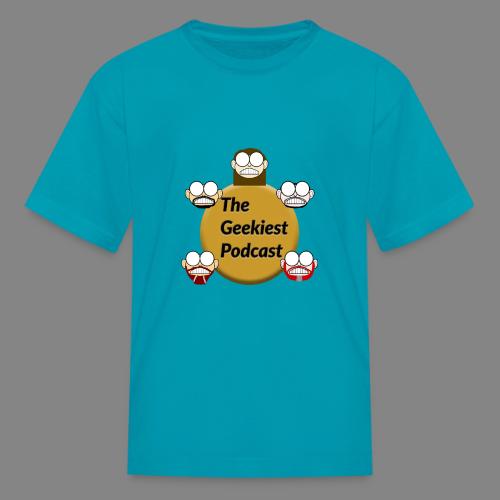 The Geekiest Podcast Logo - Kid's T-Shirt