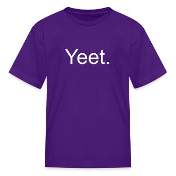 yeet vol.2 - Kid's T-Shirt - purple - Front