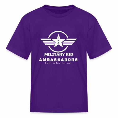 Military Kid Ambassador White - Kid's T-Shirt
