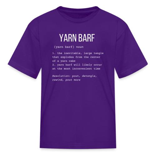 Yarn Barf | Definition Collection - Kid's T-Shirt