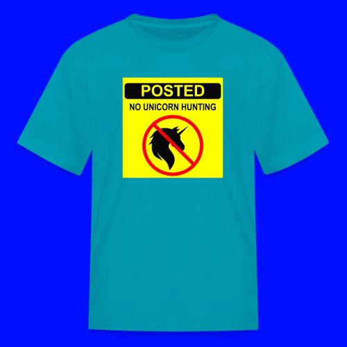 Posted Unicorn Hunting 3color - Kid's T-Shirt