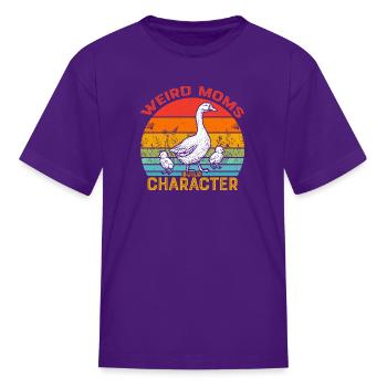 Des mamans bizarres construisent un personnage - T-shirt Enfant - violet - Devant