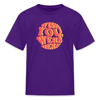 Wish - Kid's T-Shirt - purple - Front