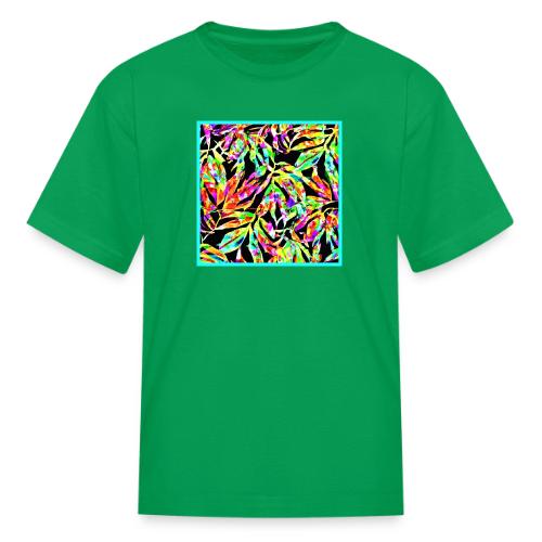 Chic Neon Pattern: Vibrant Bliss - Kid's T-Shirt