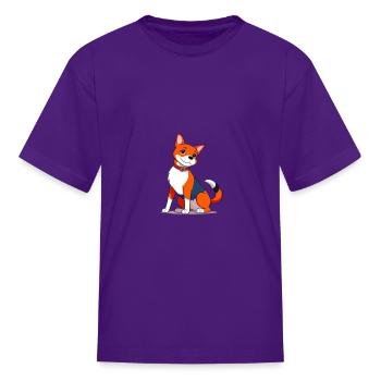 Nick Studio Designs - Kid's T-Shirt - purple - Front