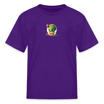 Chibi - Kid's T-Shirt - purple - Front