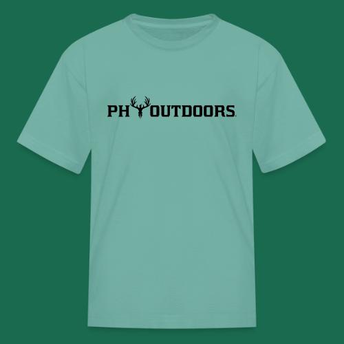 PH Outdoors® Black Long - Kid's T-Shirt